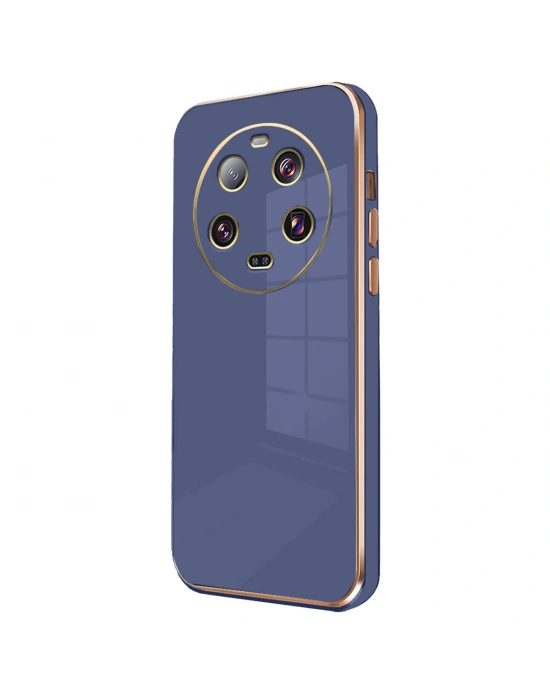 Newface Xiaomi Mi 14 Ultra Kılıf Volet Silikon - Mavi