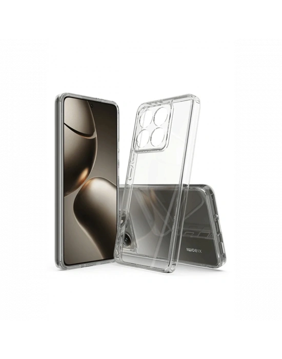 Newface Xiaomi Mi 14T Kılıf Lüx Şeffaf Silikon