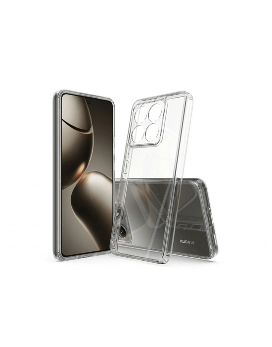 Newface Xiaomi Mi 14T Kılıf Lüx Şeffaf Silikon