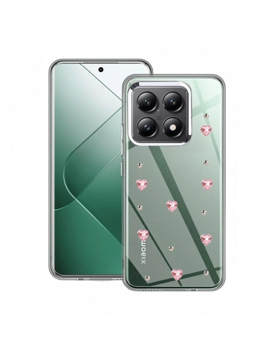 Newface Xiaomi Mi 14T Pro Fiyonk Desenli Kapak - Desen 3