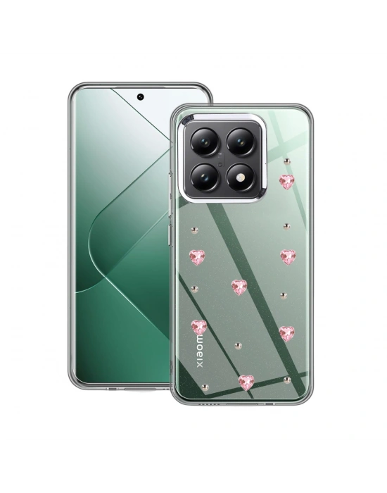 Newface Xiaomi Mi 14T Pro Fiyonk Desenli Kapak - Desen 3