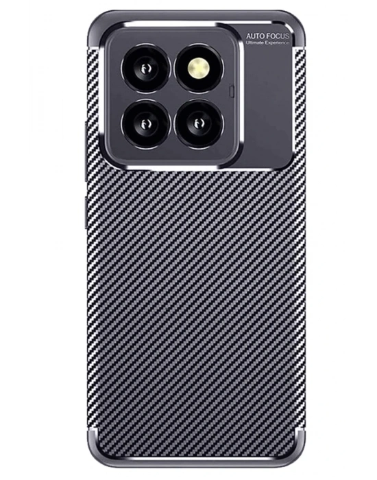 Newface Xiaomi Mi 14T Pro Kılıf Auto Focus Karbon Kapak - Lacivert