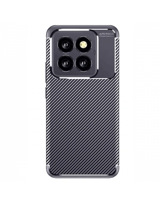 Newface Xiaomi Mi 14T Pro Kılıf Auto Focus Karbon Kapak - Lacivert