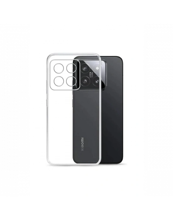 Newface Xiaomi Mi 14T Pro Kılıf Lüx Şeffaf Silikon