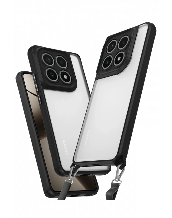 Newface Xiaomi Mi 14T Pro Kılıf Penta Silikon Kılıf - Siyah