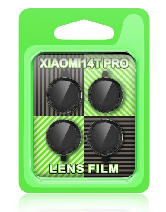 Newface Xiaomi Mi 14T Pro Raze Metal Kamera Lens - Siyah