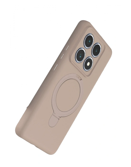 Newface Xiaomi Mi 14T Pro Regal Magsafe Standlı Kapak - Çöl Titanyum