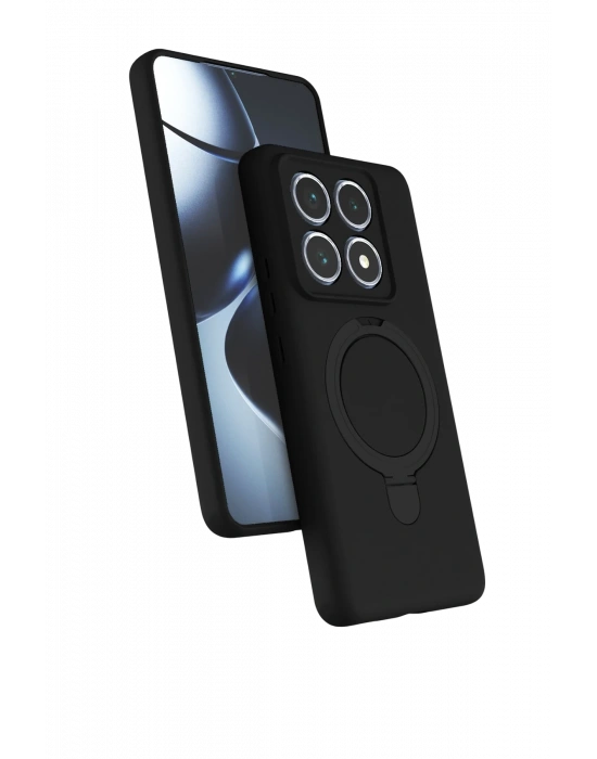 Newface Xiaomi Mi 14T Pro Regal Magsafe Standlı Kapak - Siyah