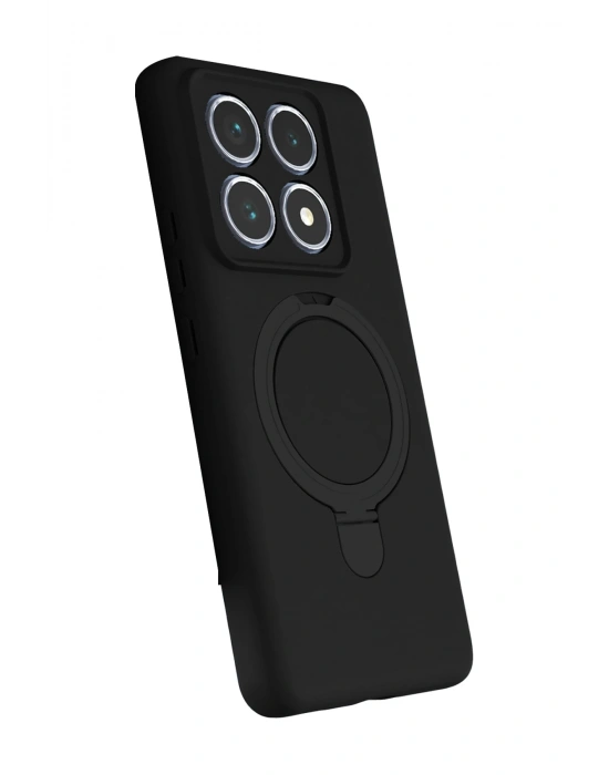 Newface Xiaomi Mi 14T Pro Regal Magsafe Standlı Kapak - Siyah