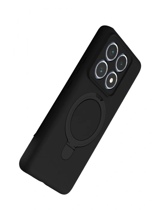 Newface Xiaomi Mi 14T Pro Regal Magsafe Standlı Kapak - Siyah