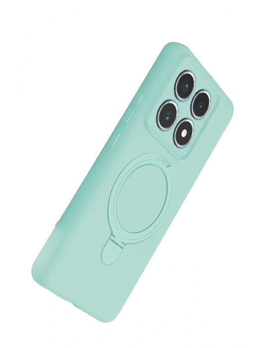 Newface Xiaomi Mi 14T Pro Regal Magsafe Standlı Kapak - Su Yeşili