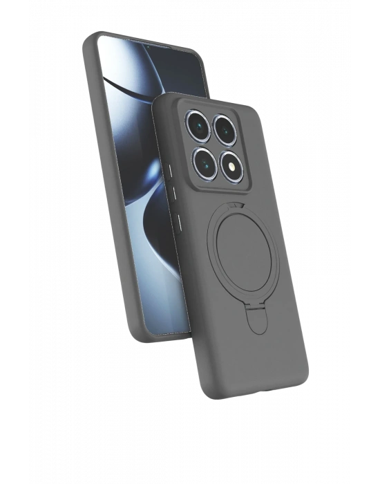 Newface Xiaomi Mi 14T Pro Regal Magsafe Standlı Kapak - Titan Gri