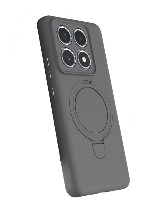 Newface Xiaomi Mi 14T Pro Regal Magsafe Standlı Kapak - Titan Gri