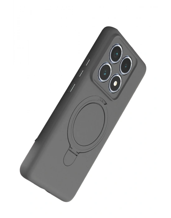 Newface Xiaomi Mi 14T Pro Regal Magsafe Standlı Kapak - Titan Gri