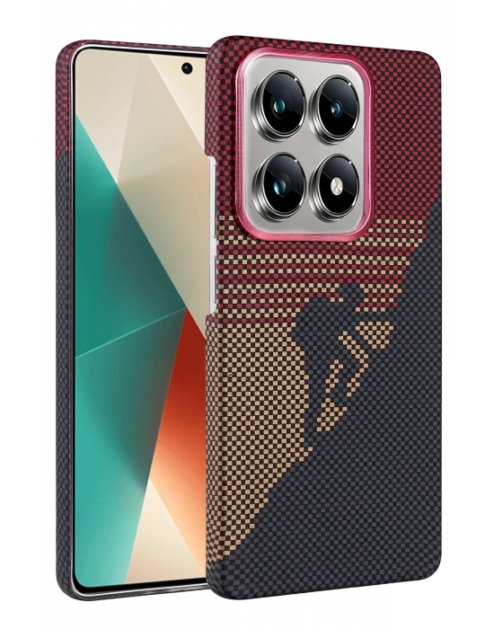 Newface Xiaomi Mi 14T Pro Vega Magsafe Kapak - Kırmızı