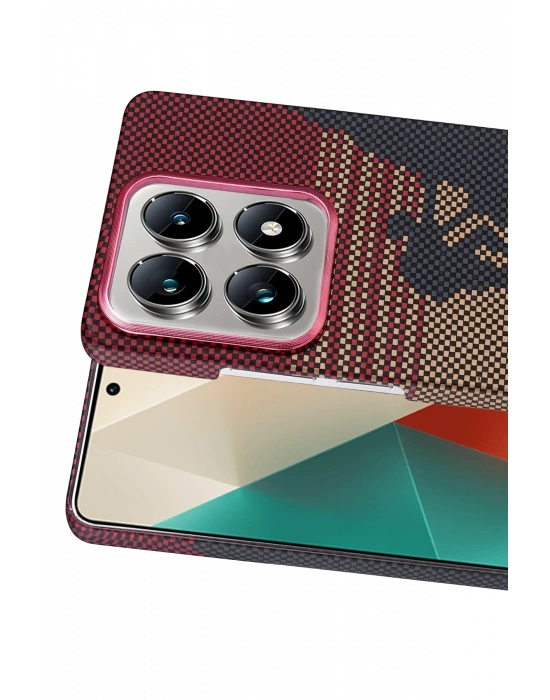 Newface Xiaomi Mi 14T Pro Vega Magsafe Kapak - Kırmızı