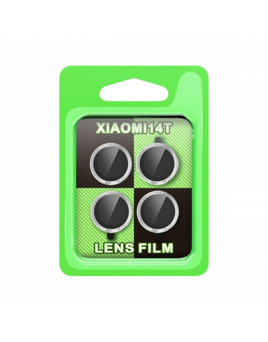 Newface Xiaomi Mi 14T Raze Metal Kamera Lens - Gümüş