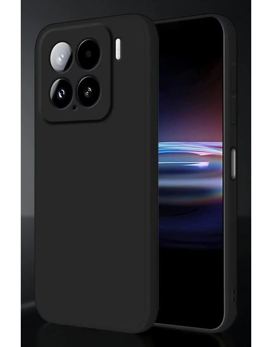 Newface Xiaomi Mi 15 Pro Kılıf Nano içi Kadife Silikon - Siyah