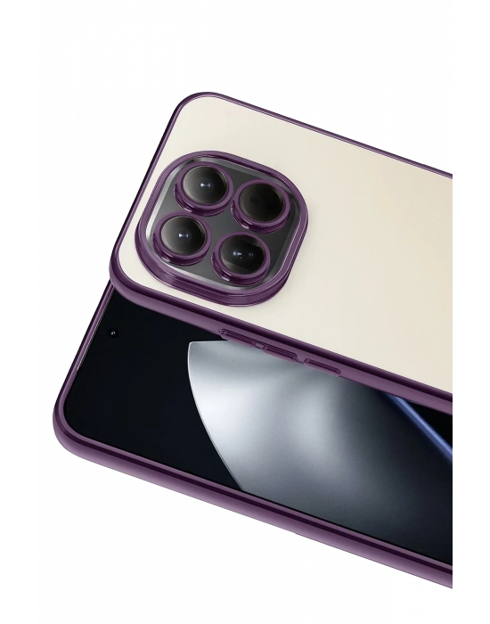 Newface Xiaomi Mi 15 Razer Lensli Silikon - Mor