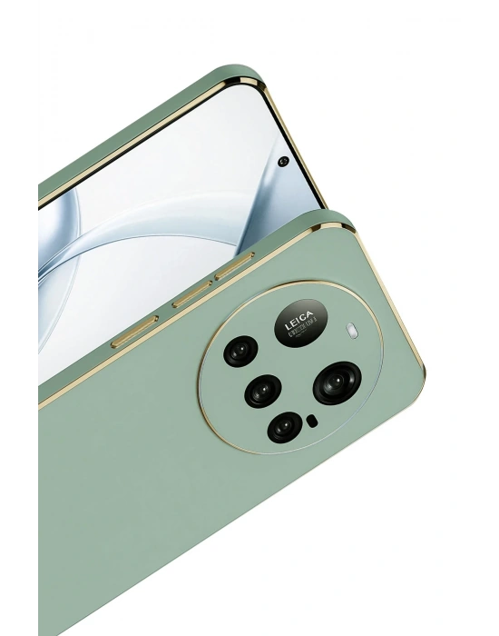 Newface Xiaomi Mi 15 Ultra Kılıf Volet Silikon - Açık Yeşil