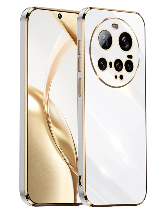 Newface Xiaomi Mi 15 Ultra Kılıf Volet Silikon - Beyaz