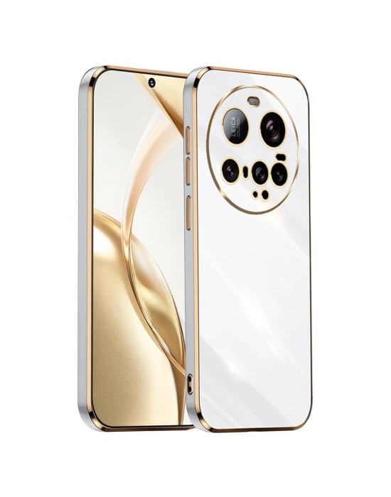 Newface Xiaomi Mi 15 Ultra Kılıf Volet Silikon - Beyaz