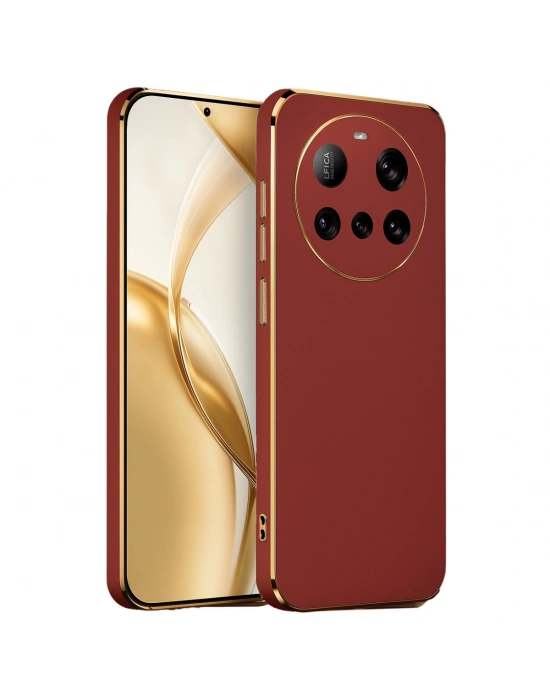 Newface Xiaomi Mi 15 Ultra Kılıf Volet Silikon - Kırmızı