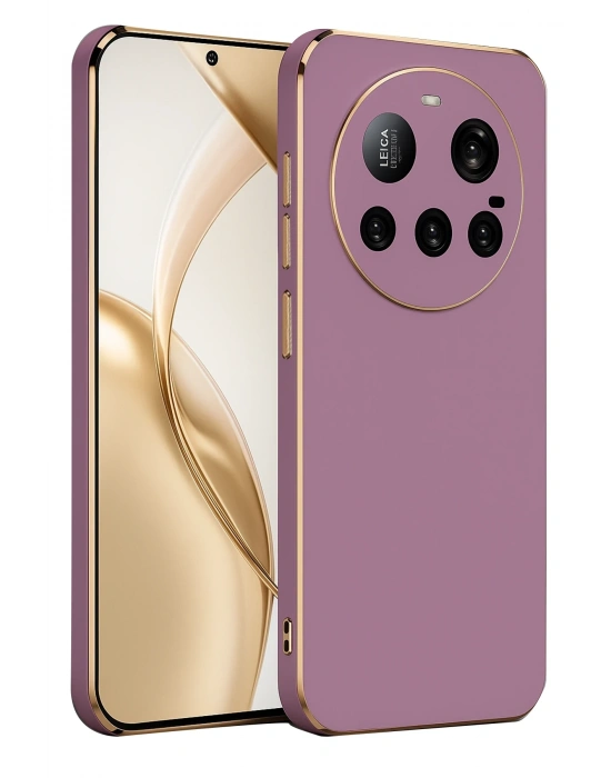 Newface Xiaomi Mi 15 Ultra Kılıf Volet Silikon - Mor