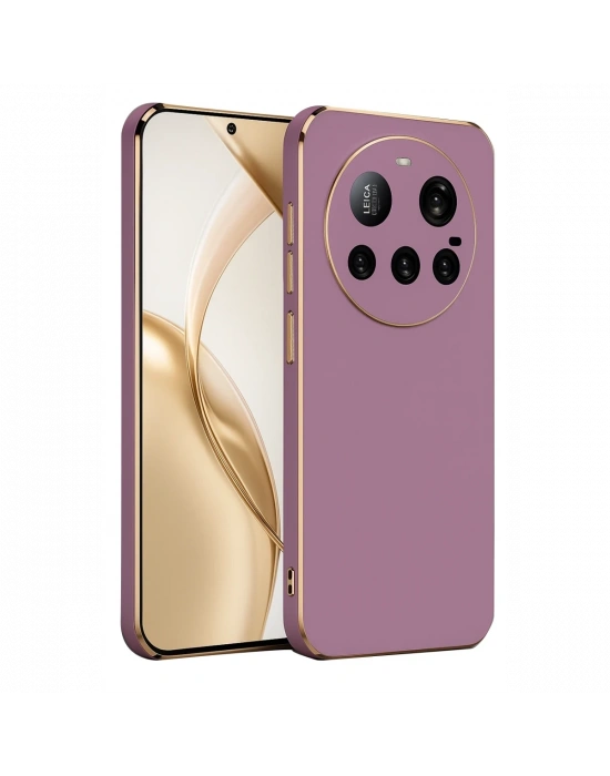 Newface Xiaomi Mi 15 Ultra Kılıf Volet Silikon - Mor