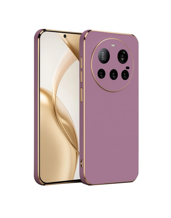 Newface Xiaomi Mi 15 Ultra Kılıf Volet Silikon - Mor