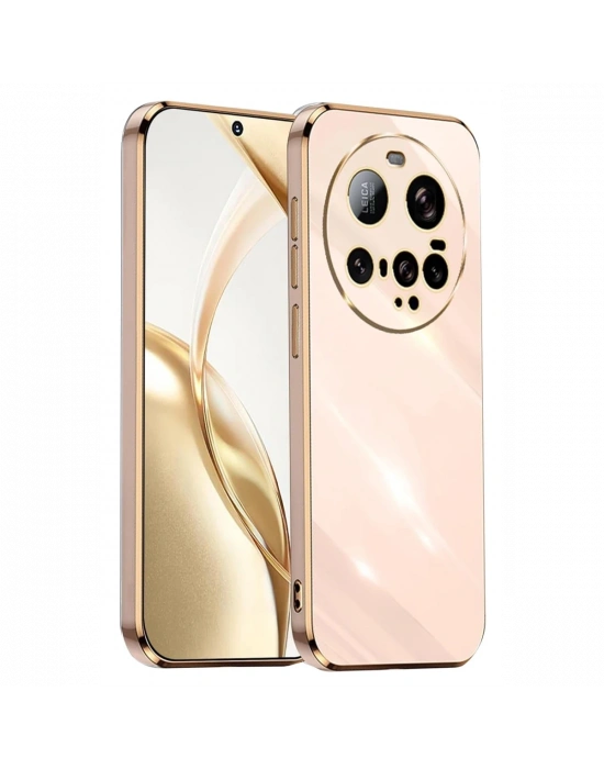 Newface Xiaomi Mi 15 Ultra Kılıf Volet Silikon - Pembe