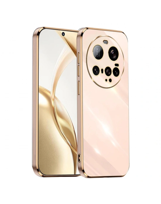 Newface Xiaomi Mi 15 Ultra Kılıf Volet Silikon - Pembe