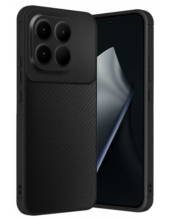 Newface Xiaomi Mi 15T Auto Focus Karbon Kapak - Siyah