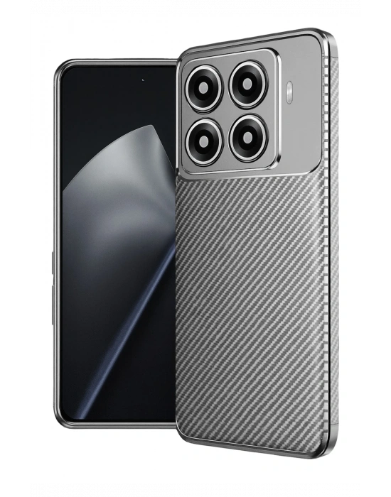 Newface Xiaomi Mi 15T Pro Auto Focus Karbon Kapak - Gri