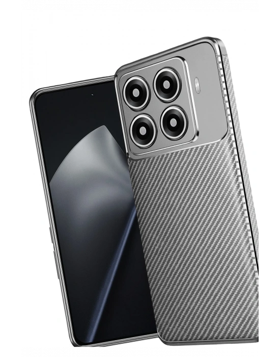 Newface Xiaomi Mi 15T Pro Auto Focus Karbon Kapak - Gri