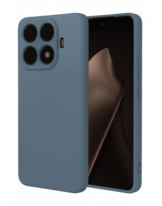 Newface Xiaomi Mi 15T Pro Nano içi Kadife Silikon - Gri