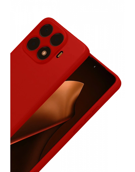 Newface Xiaomi Mi 15T Pro Nano içi Kadife Silikon - Kırmızı