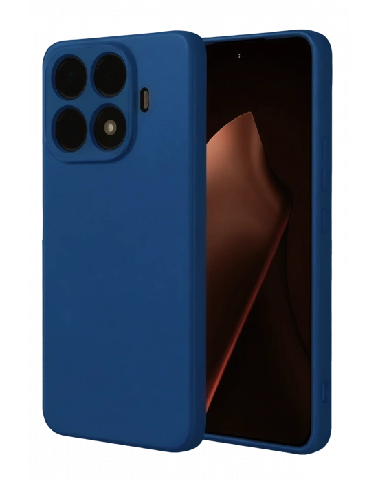 Newface Xiaomi Mi 15T Pro Nano içi Kadife Silikon - Lacivert