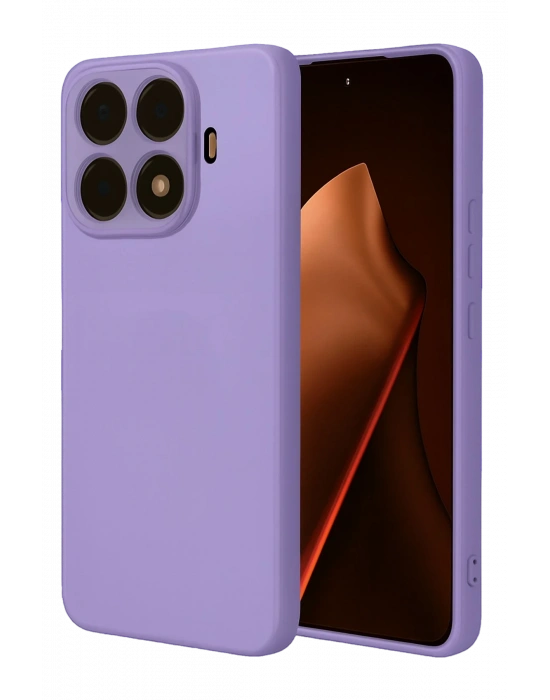 Newface Xiaomi Mi 15T Pro Nano içi Kadife Silikon - Lila