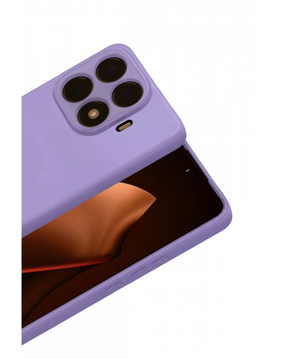 Newface Xiaomi Mi 15T Pro Nano içi Kadife Silikon - Lila