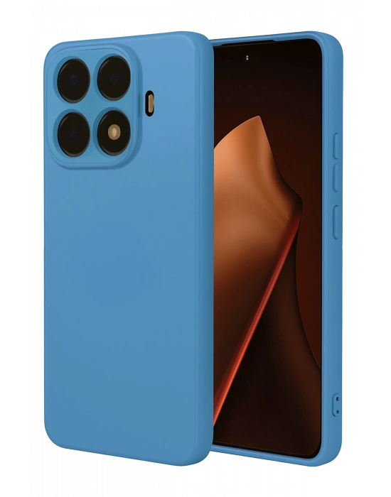 Newface Xiaomi Mi 15T Pro Nano içi Kadife Silikon - Mavi