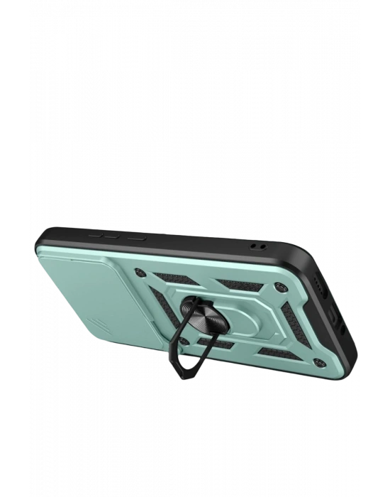 Newface Xiaomi Mi 15T Pro Pars Lens Yüzüklü Silikon - Yeşil