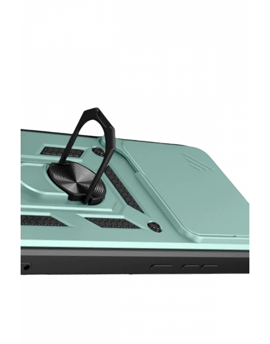 Newface Xiaomi Mi 15T Pro Pars Lens Yüzüklü Silikon - Yeşil