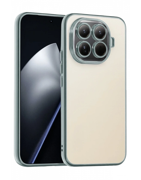 Newface Xiaomi Mi 15T Pro Razer Lensli Silikon - Gümüş