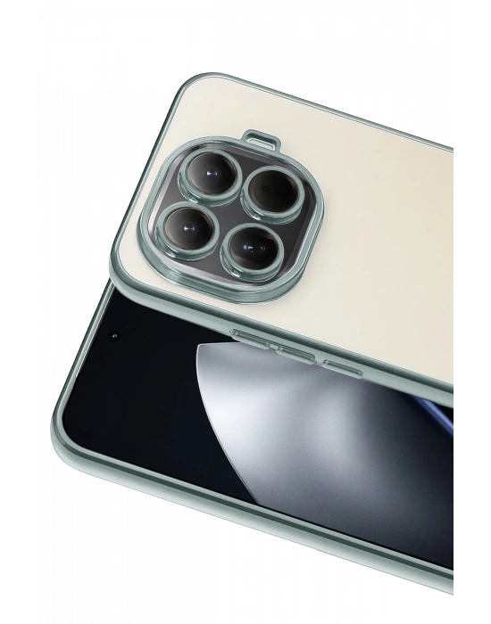 Newface Xiaomi Mi 15T Pro Razer Lensli Silikon - Gümüş