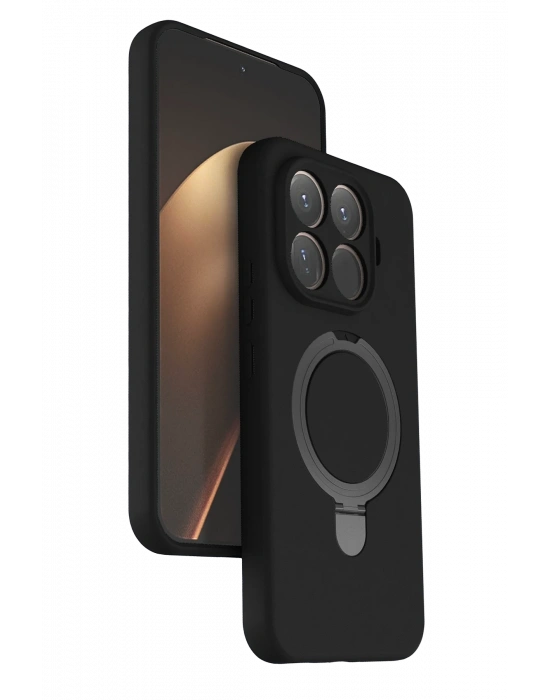 Newface Xiaomi Mi 15T Pro Regal Magsafe Standlı Kapak - Siyah