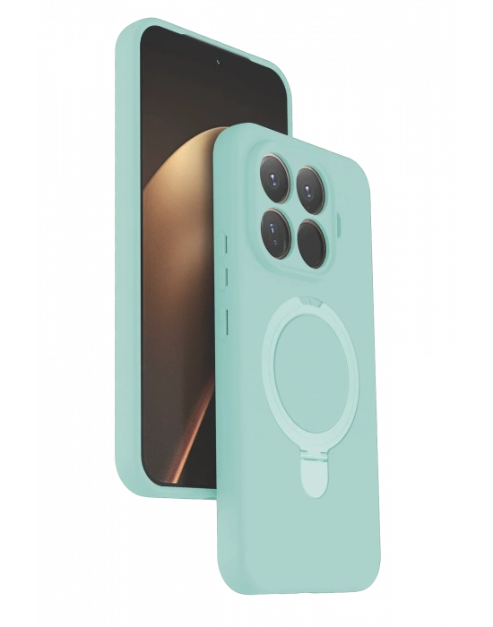 Newface Xiaomi Mi 15T Pro Regal Magsafe Standlı Kapak - Su Yeşili