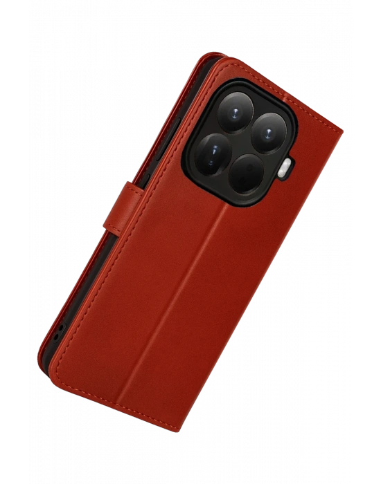 Newface Xiaomi Mi 15T Pro Trend S Plus Kapaklı Kılıf - Kırmızı