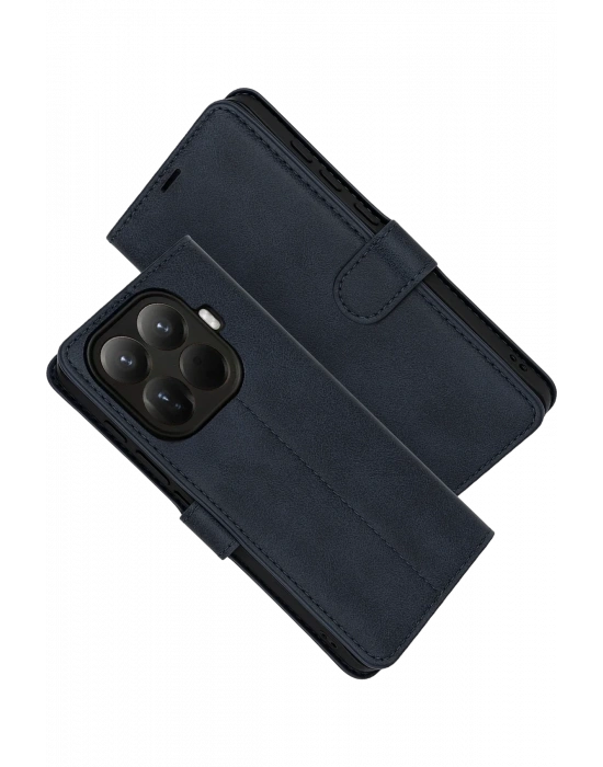 Newface Xiaomi Mi 15T Pro Trend S Plus Kapaklı Kılıf - Lacivert