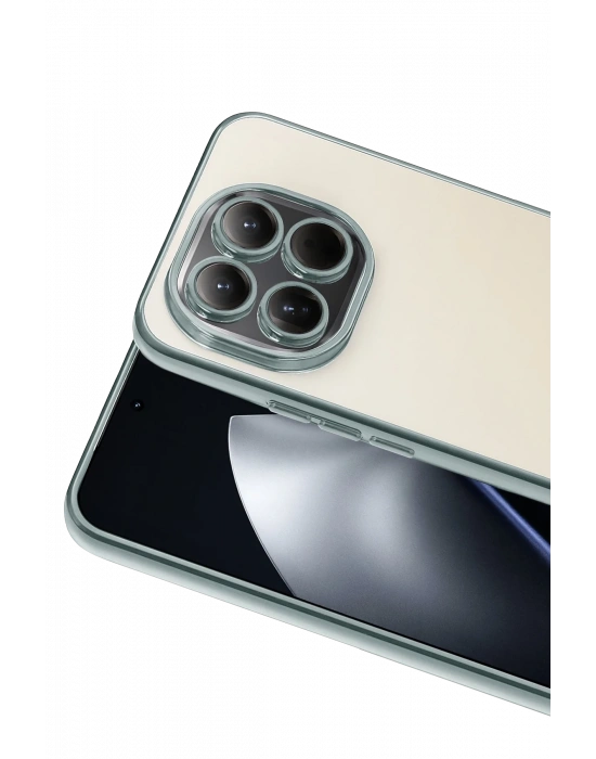 Newface Xiaomi Mi 15T Razer Lensli Silikon - Gümüş